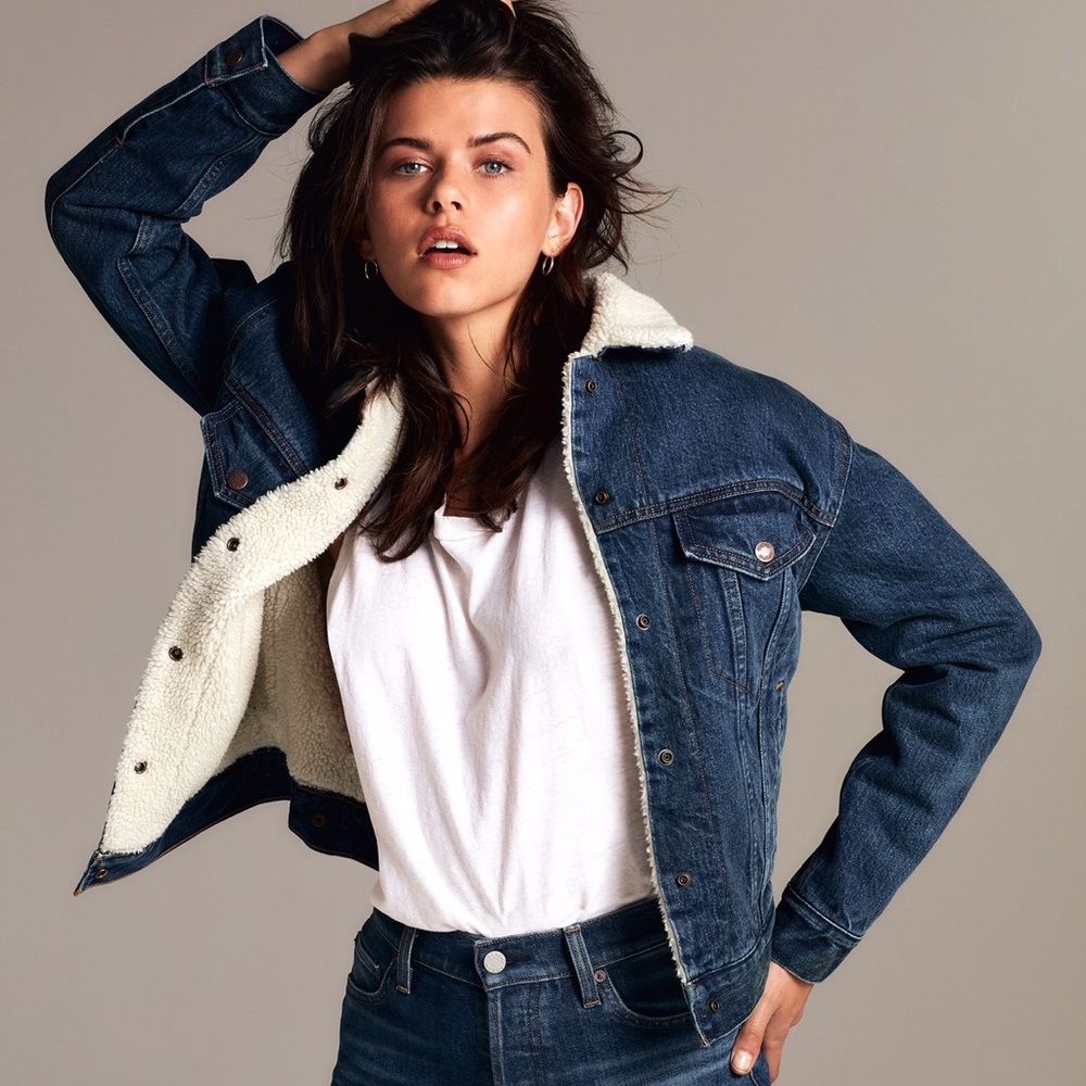 Ella Denim Forum Sherpa jacket